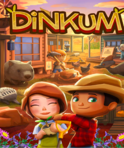 Dinkum game cover available on Steam platform, a vibrant adventure awaits.