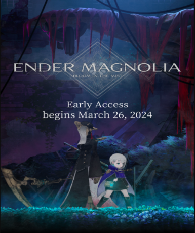 Ender Magnolia: Bloom in the mist game cover on Steam platform