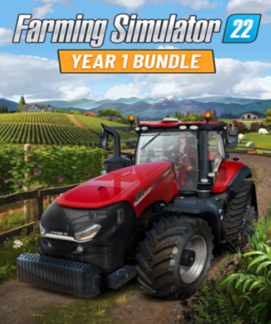 Farming Simulator 22 – Year 1 Bundle for Steam, the ultimate farming experience on PC.