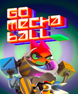 Go Mecha Ball game cover on Steam platform, featuring futuristic ball action
