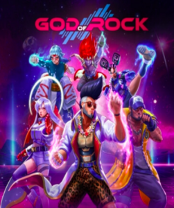 God of Rock game cover available on Steam platform