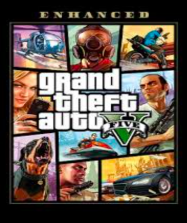 Grand Theft Auto V GTA 5 - Enhanced game cover for Rockstar Social Club platform