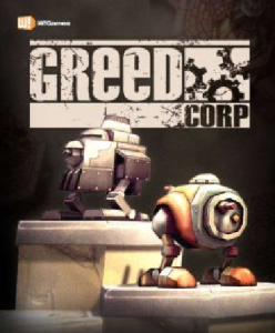 Greed Corp game cover available on Steam platform