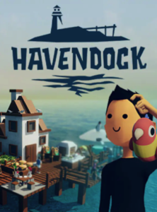 Havendock game cover on Steam platform, a vibrant indie adventure