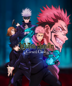 Jujutsu Kaisen: Cursed Clash game cover for Steam platform, available in EU region.