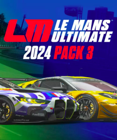 Le Mans Ultimate - 2024 Pack 3 DLC for Steam, featuring new cars and tracks for the ultimate racing experience.