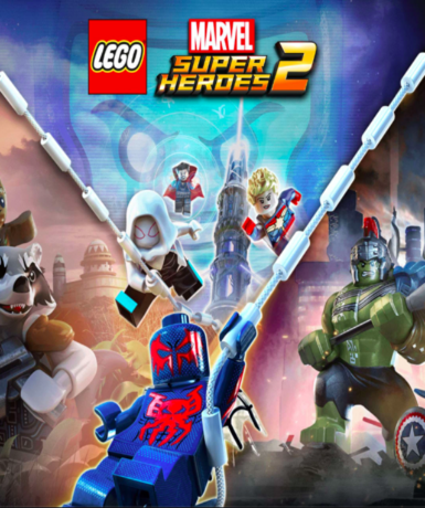 LEGO Marvel Super Heroes 2 game cover for Nintendo Switch, EU version