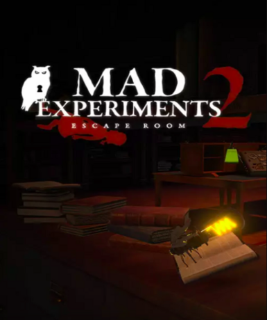 Mad Experiments 2: Escape Room game cover for Steam platform