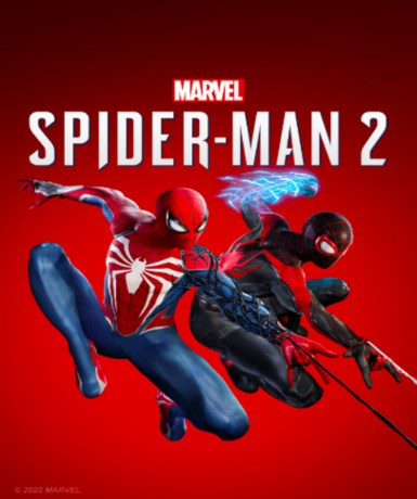 Marvel’s Spider-Man 2 game cover for Steam platform, available in LATAM
