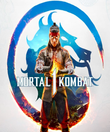 Mortal Kombat 1 game cover for Steam platform, available in EU and NA regions