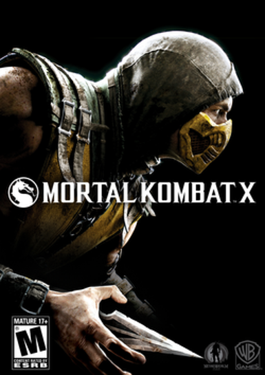 Mortal Kombat X game cover available on Steam platform