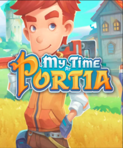 My Time At Portia game cover for Steam platform