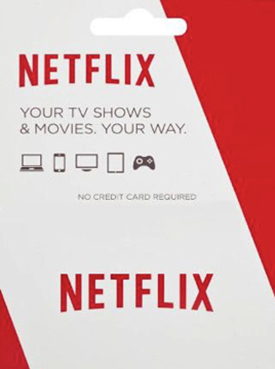 Netflix Gift Card 25 USD available on the official website