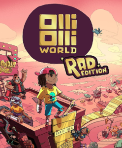 OlliOlli World: Rad Edition gameplay on Steam, a vibrant skateboarding adventure.