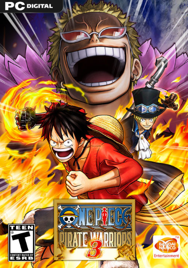 One Piece Pirate Warriors 3 game cover available on Steam platform