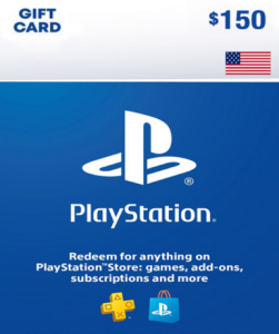 PlayStation Network Card (PSN) 150 USD (USA) for PSN platform