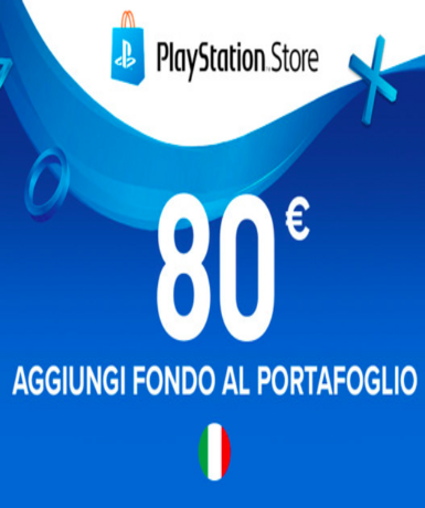 Playstation Network Card (PSN) 80 EUR (Italy) for PSN platform