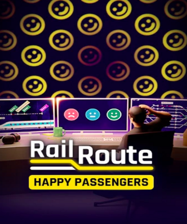 Rail Route - Happy Passengers DLC on Steam, a strategic railway management game expansion.