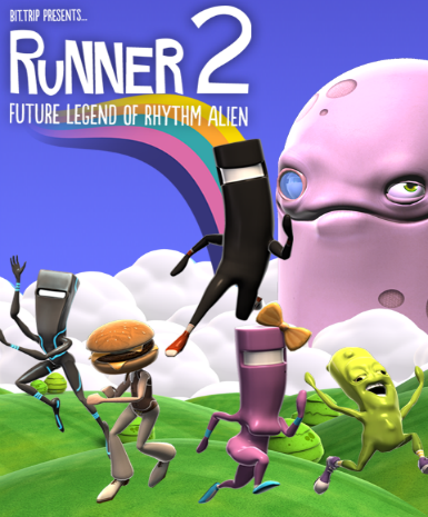 Runner2: Future Legend of Rhythm Alien game cover on Steam platform