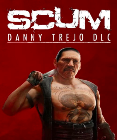 SCUM - Danny Trejo Character Pack DLC for Steam, featuring the iconic actor in-game.