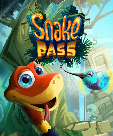 Snake Pass game cover for Steam platform, a unique physics-based puzzle adventure.