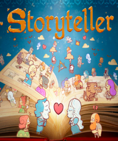 Storyteller game cover available on Steam, a creative puzzle game by Daniel Benmergui.
