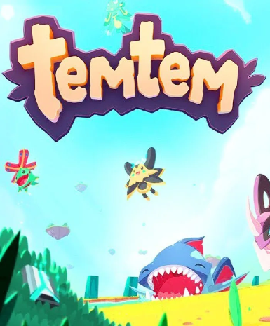 Temtem game cover for Steam platform, a vibrant multiplayer creature-collection adventure