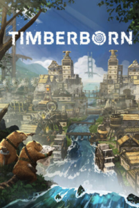 Timberborn game cover on Steam, a city-building strategy with beavers in Early Access.