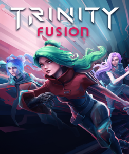 Trinity Fusion game cover on Steam platform, a sci-fi adventure by Angry Mob Games