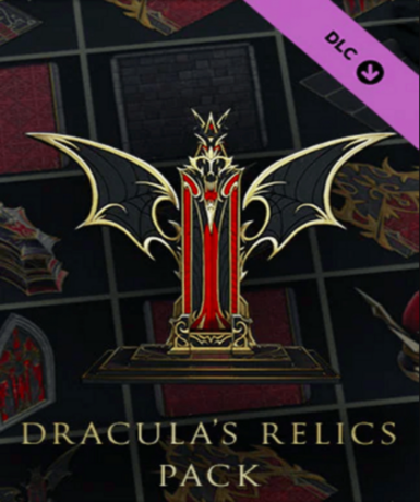 V Rising - Dracula's Relics Pack DLC on Steam, featuring exclusive in-game items.