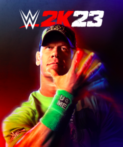 WWE 2K23 game cover available on Steam platform