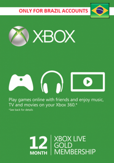 Xbox Game Pass Core 12 Months (Brazil) for Xbox Live - Get 12 months of access to a wide selection of games.