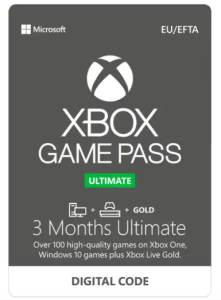 Xbox Game Pass Ultimate 3 Months (EU) for Xbox Live - Access hundreds of games